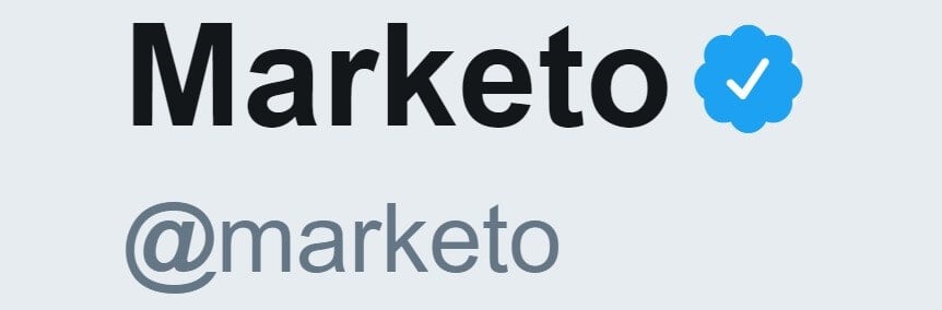 A branded username as seen on Twitter