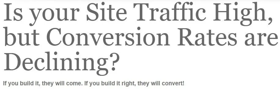 Le titre d'un article de blog de mauvaise qualité