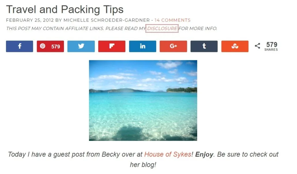 Um post convidado no MakingSenseofCents