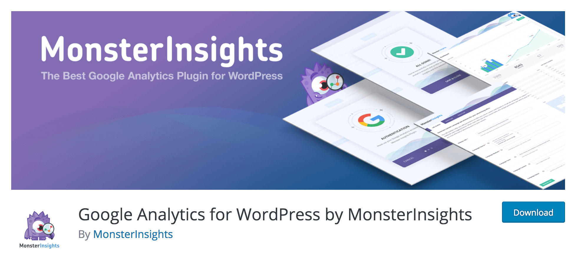 The MonsterInsights plugin.