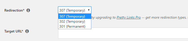 Choosing which type of redirect to use.