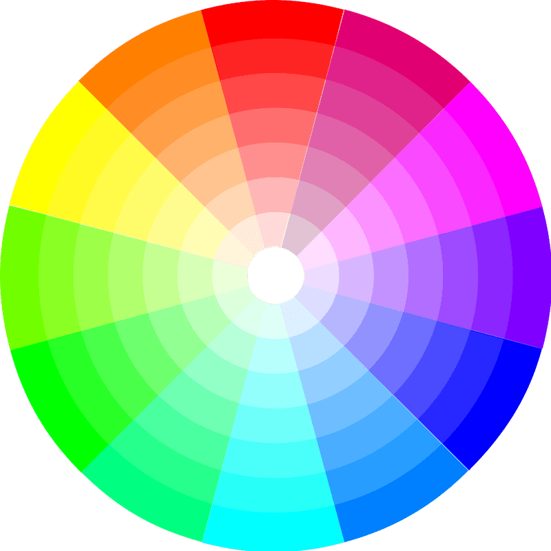 A color wheel.