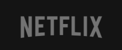 The Netflix logo desaturated.