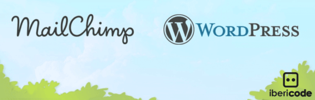 O plug-in do MailChimp para WordPress.