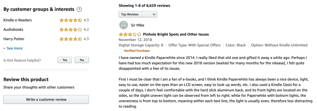 Une critique des clients d'Amazon.com. 