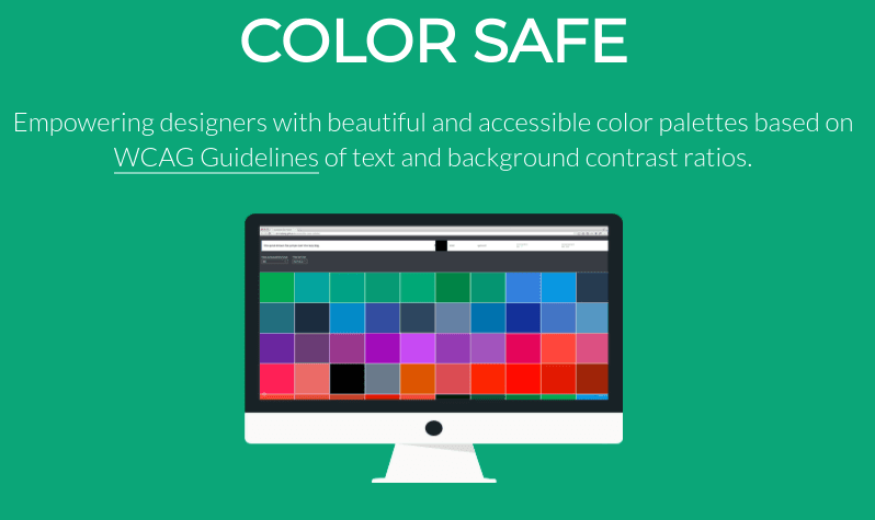 El sitio web Color Safe.