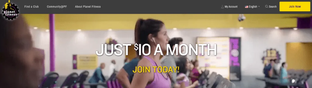 Planet Fitness website.