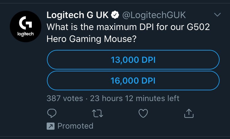 An ad placed on Twitter.