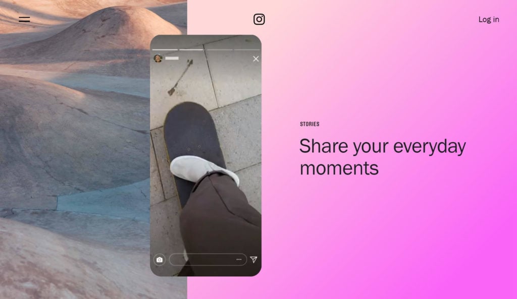 Instagram Stories are an example of ephemeral content.