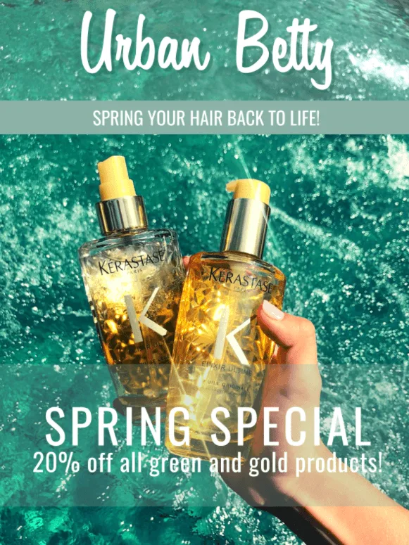 A sale promotion email from Urban Betty - best email campaigns