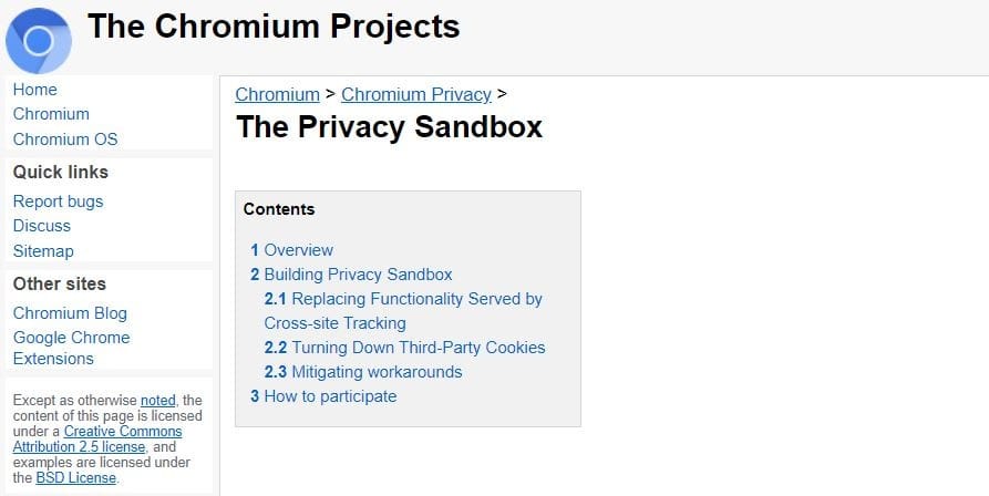 The Privacy Sandbox by Google -cookieless future 