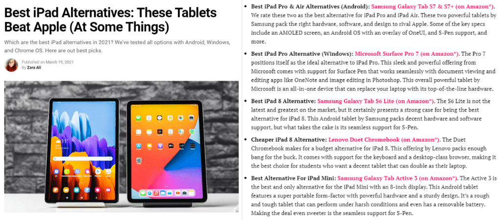 iPad Alternatives by MyNextTablet
