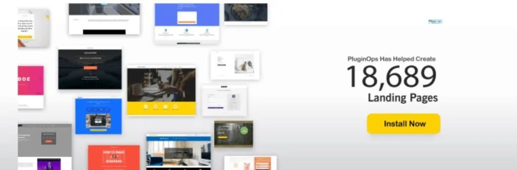 Das Landing Page Builder-Plugin.