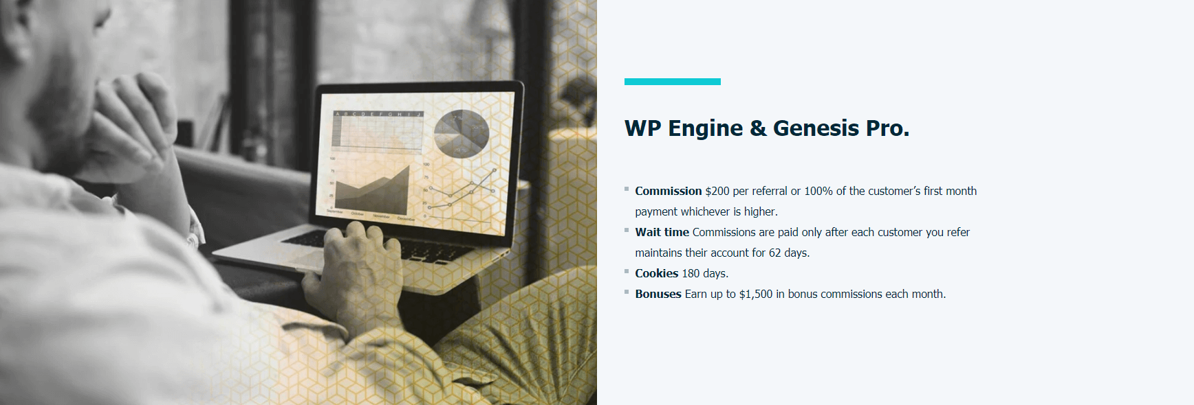 WP Engine's affiliate program landing page.