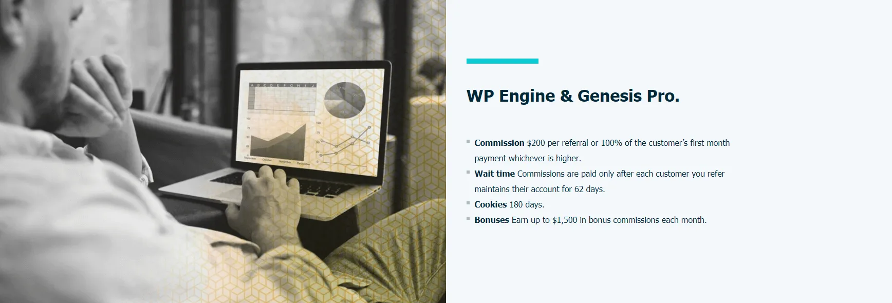 WP Engine's affiliate program landing page.