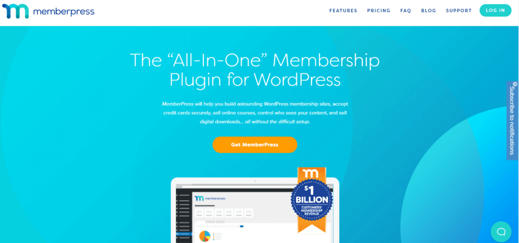 The MemberPress plugin -Best Ecommerce Plugins