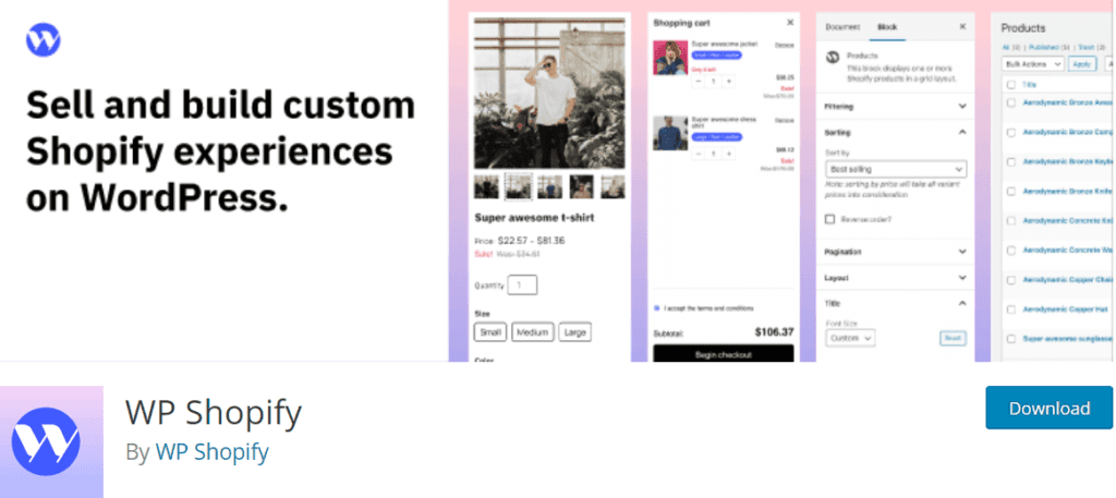 The WP Shopify plugin- Best Ecommerce Plugins