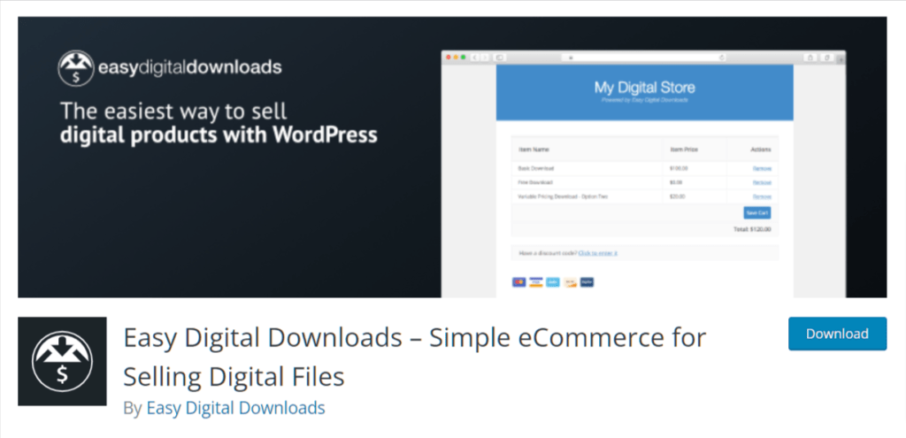 Easy Digital Downloads WordPress plugin