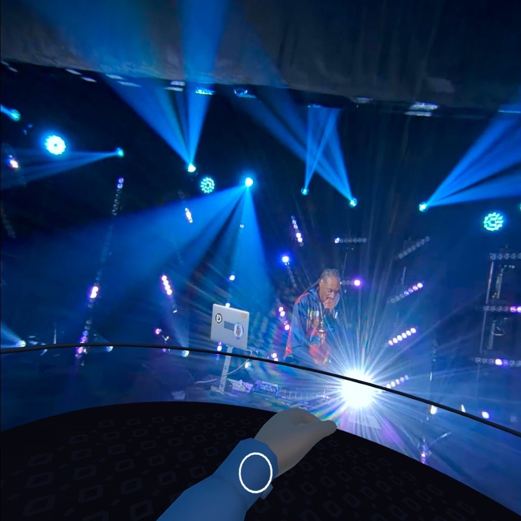 A virtual concert in the Metaverse.