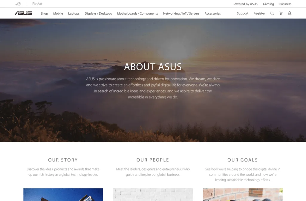 A página Sobre nós deve refletir quem você é como empresa