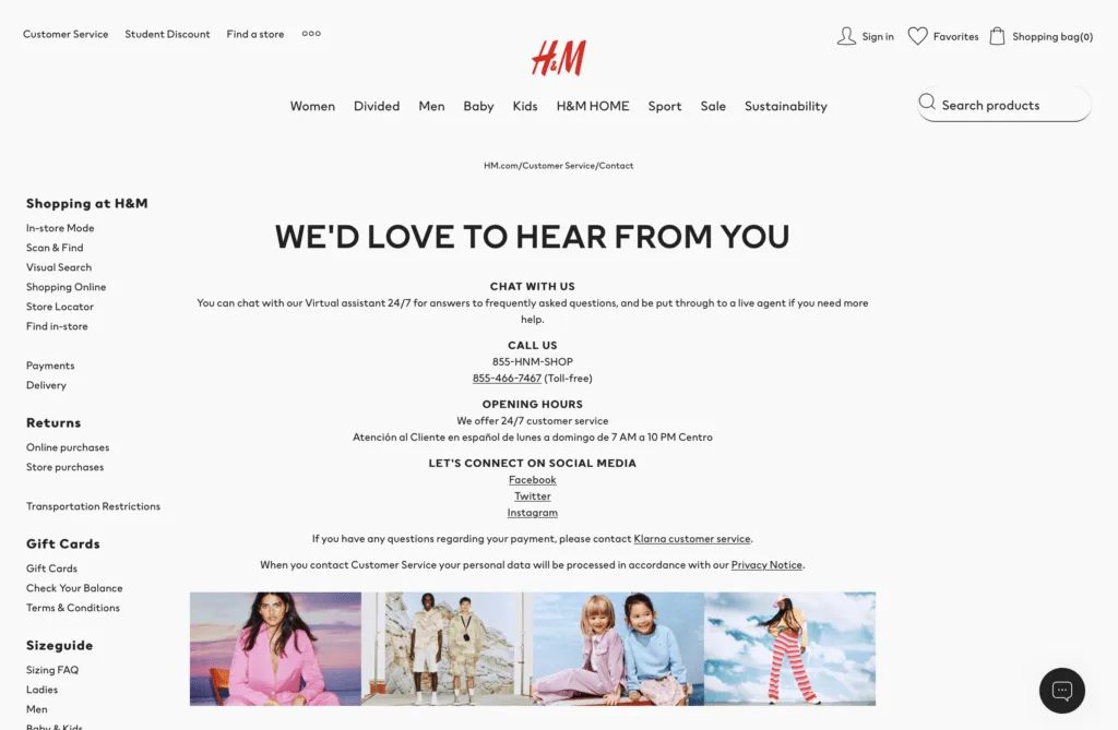 As páginas de contato são uma parte essencial de um site