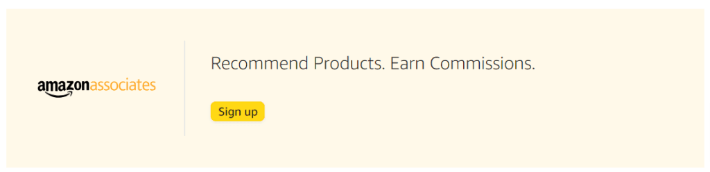 Amazon Associates Sign up