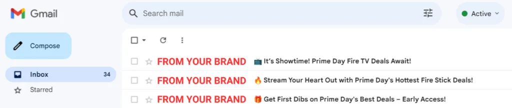 Send out early Prime Day deals and teasers via email marketing 