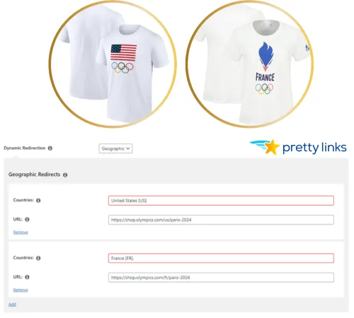 Crie redirecionamentos direcionados geograficamente com o Pretty Links para adaptar a experiência do usuário ao seu público com base no local 