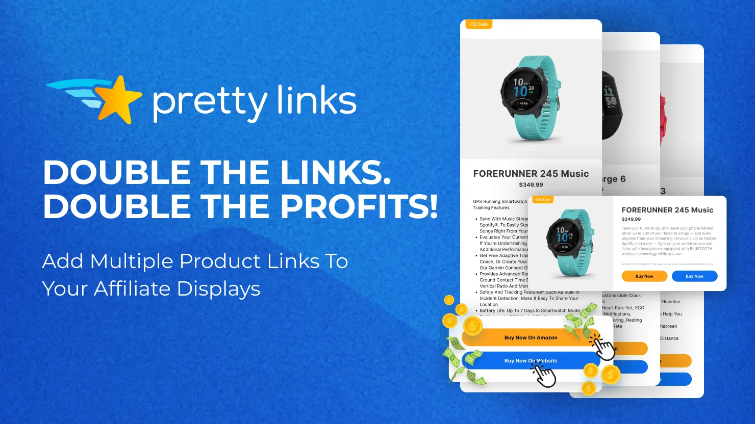 Duplique sus beneficios con las NUEVAS funciones de exposición de productos de PrettyLinks