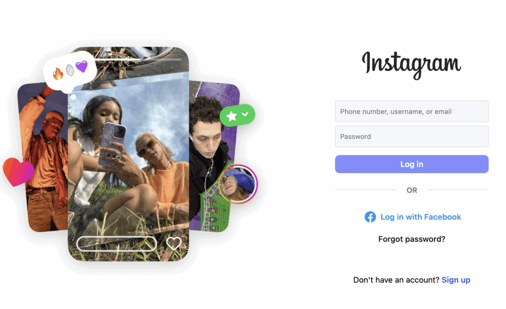 Social Media Content on Instagram